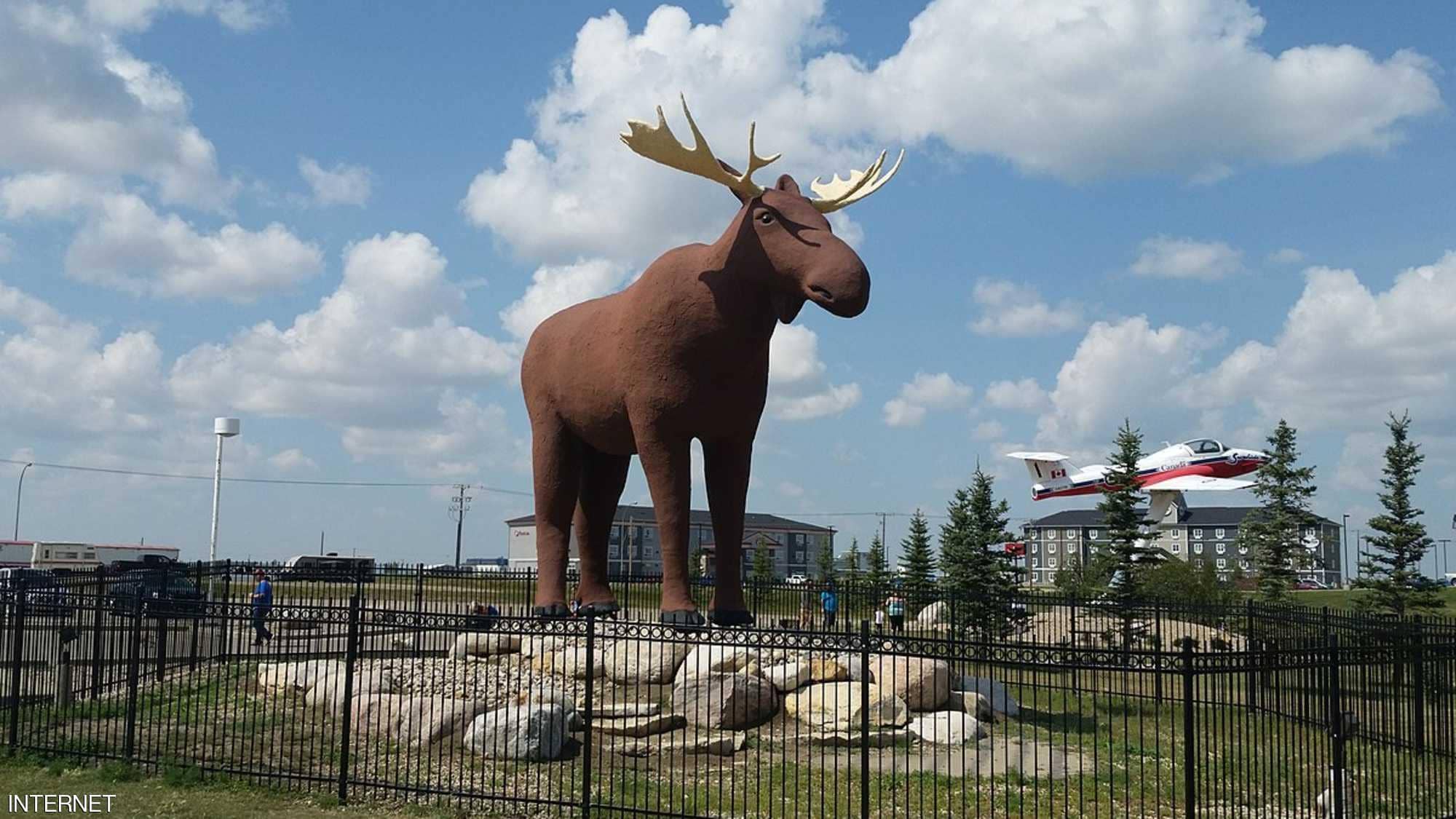 تمثال الأيل فى كندا