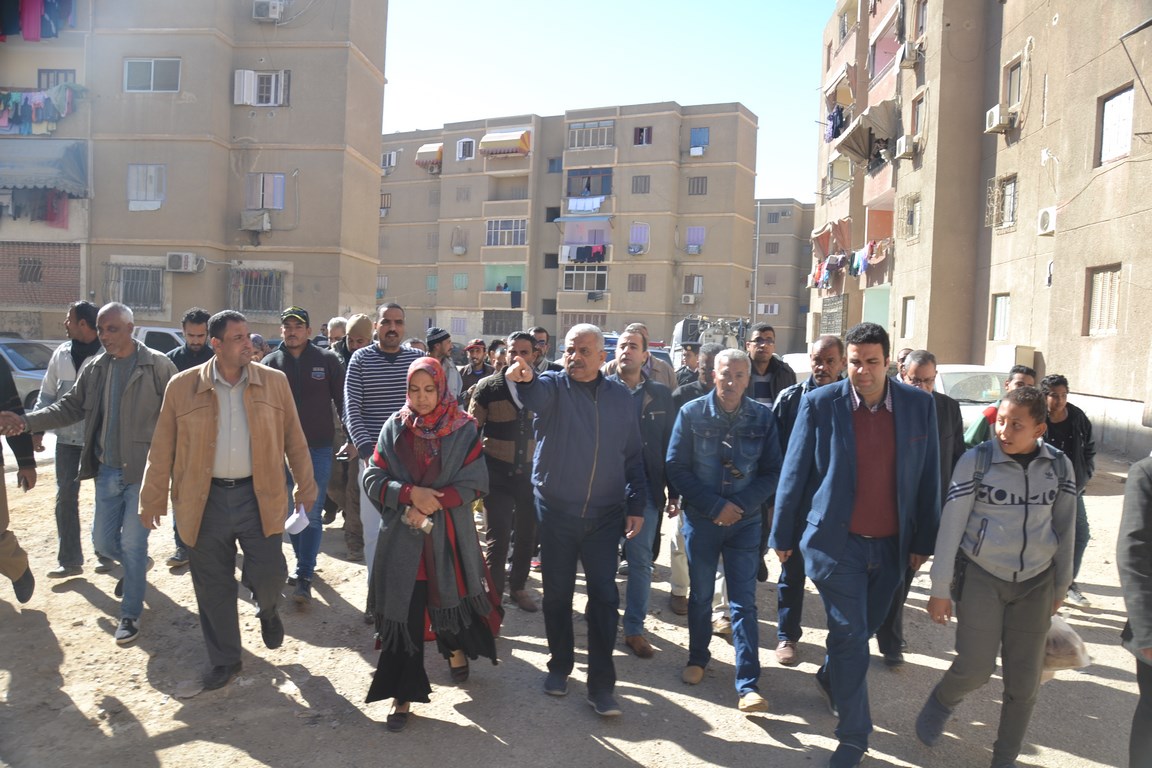 استكمال تطوير مدينة تعاونيات القاهرة بمحافظة السويس (7)
