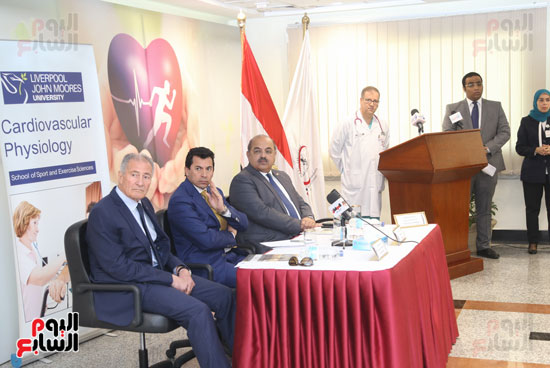 مؤتمر صحفي لمستشفى وادي النيل بحضور وزير الرياضة  (11)