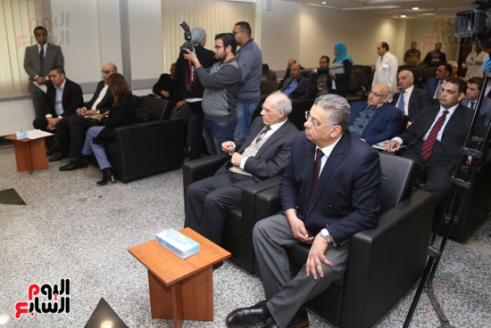 مؤتمر صحفي لمستشفى وادي النيل بحضور وزير الرياضة  (10)