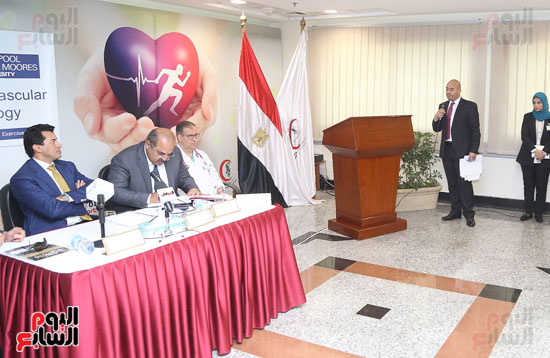 مؤتمر صحفي لمستشفى وادي النيل بحضور وزير الرياضة  (19)