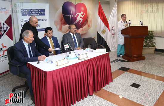 مؤتمر صحفي لمستشفى وادي النيل بحضور وزير الرياضة  (9)