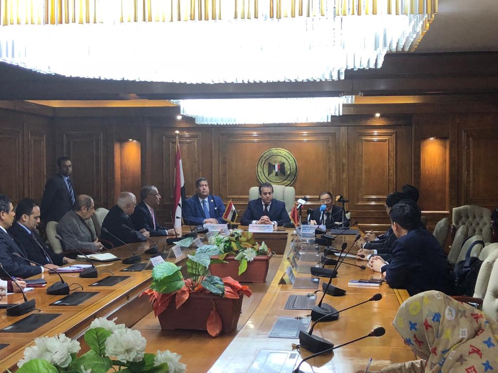 من مراسم توقيع اتفاقية التعاون بين مصر والصين (4)