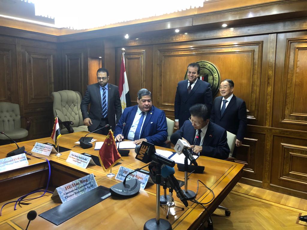 من مراسم توقيع اتفاقية التعاون بين مصر والصين (3)