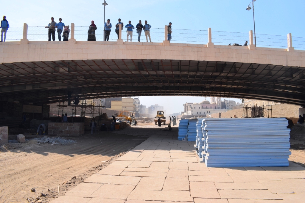هل يشهد عام 2019 إنتهاء العمل وإفتتاح مشروع طريق الكباش الفرعوني (3)
