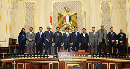 وفد كوريا الجنوبية البرلمانى يعد بزيادة الاستثمارات بمصر (7)