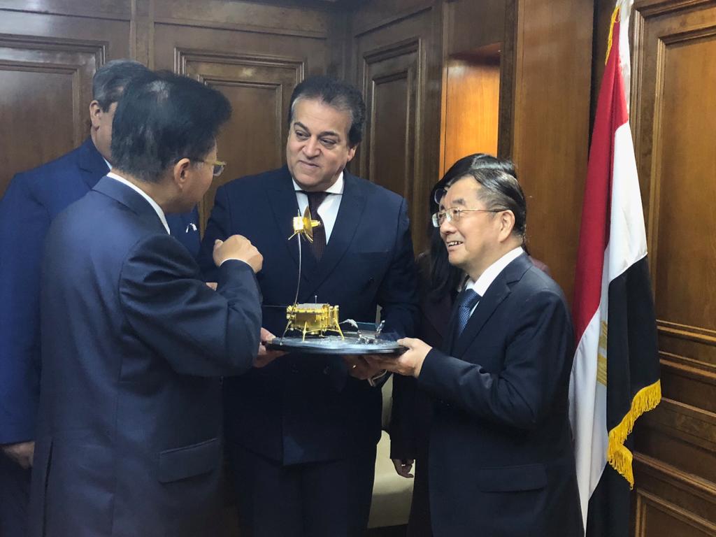 من مراسم توقيع اتفاقية التعاون بين مصر والصين (1)