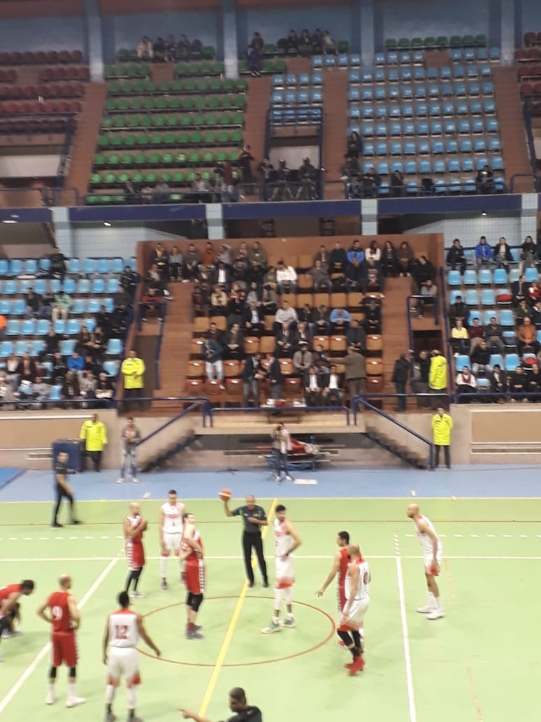 مهند مجدى ومحمد سراج ورئيس السلة فى قمة الأهلى والزمالك