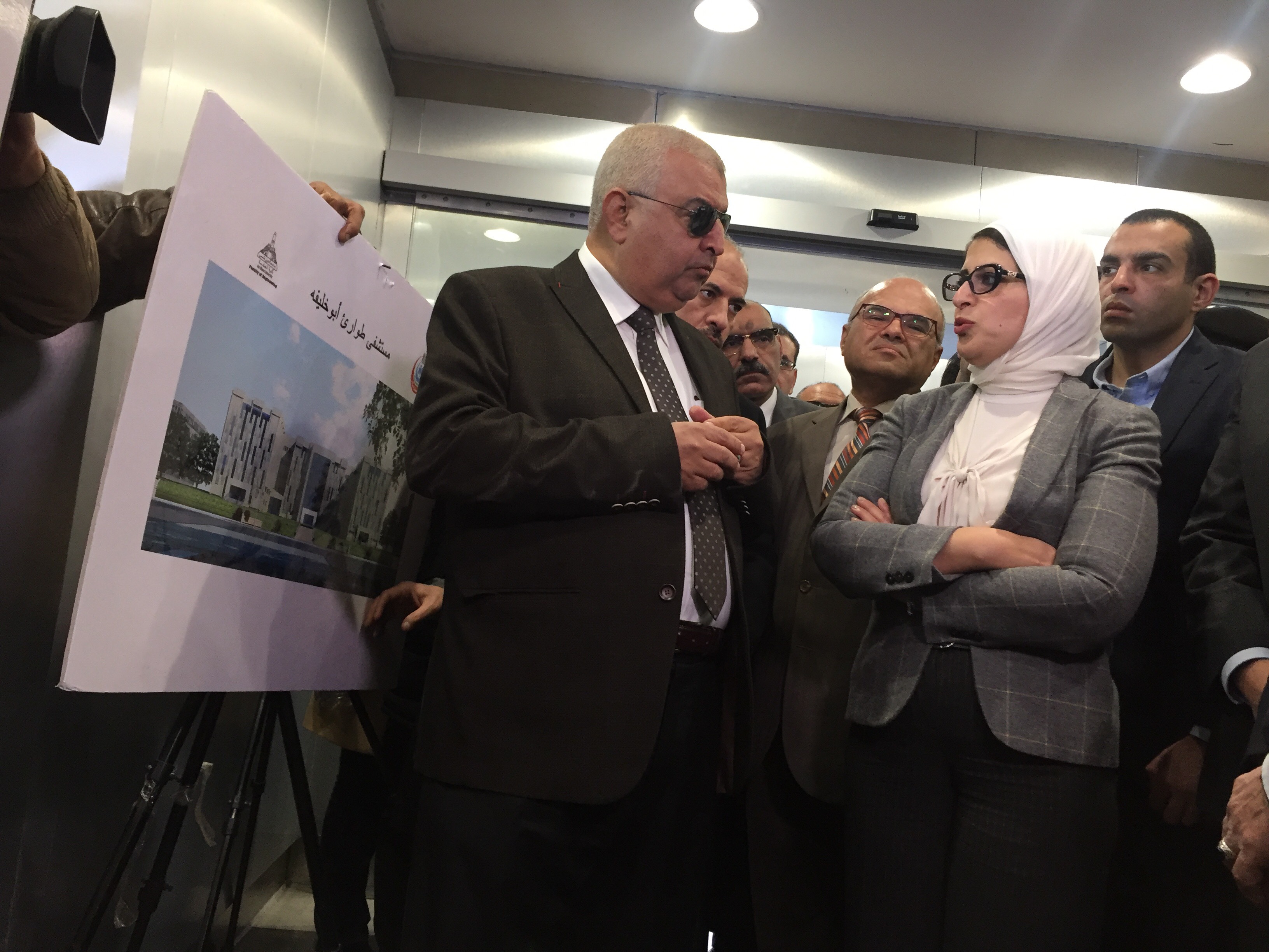 وزيرة الصحة تتفقد أعمال تطوير ورفع كفاءة مستشفى أبوخليفة (4)