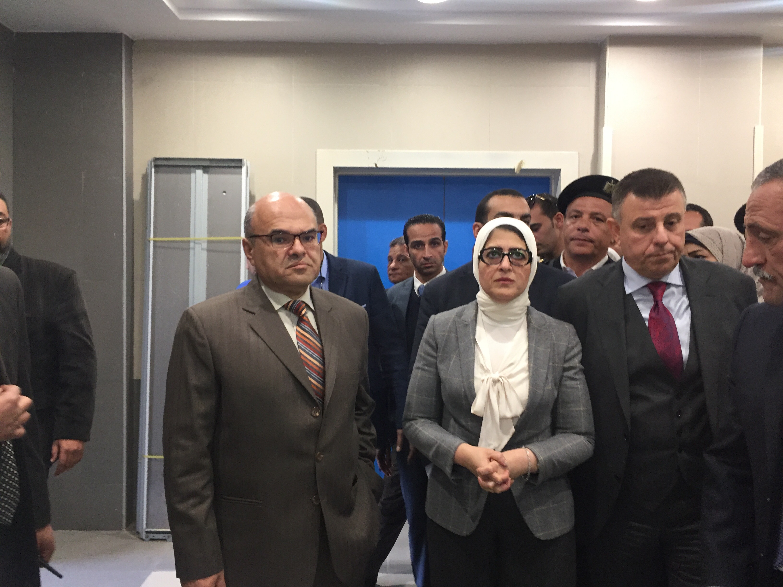 وزيرة الصحة تتفقد أعمال تطوير ورفع كفاءة مستشفى أبوخليفة (9)