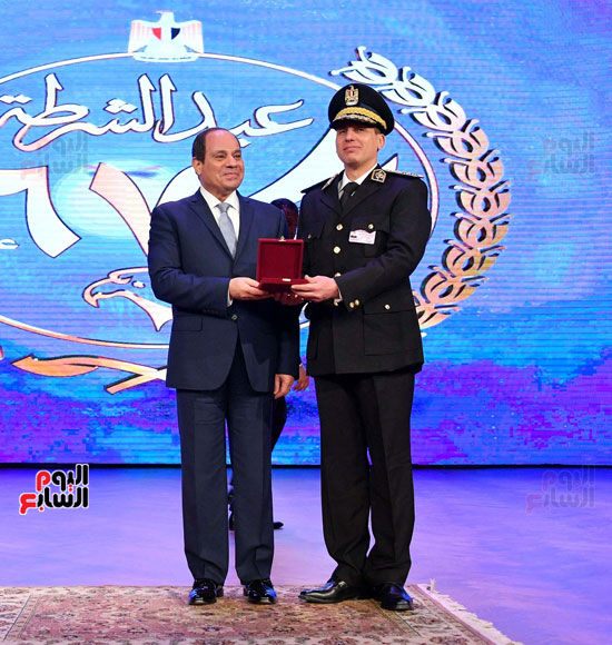 احتفالات عيد الشرطة بحضور الرئيس السيسى (18)