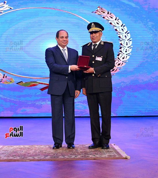 احتفالات عيد الشرطة بحضور الرئيس السيسى (16)