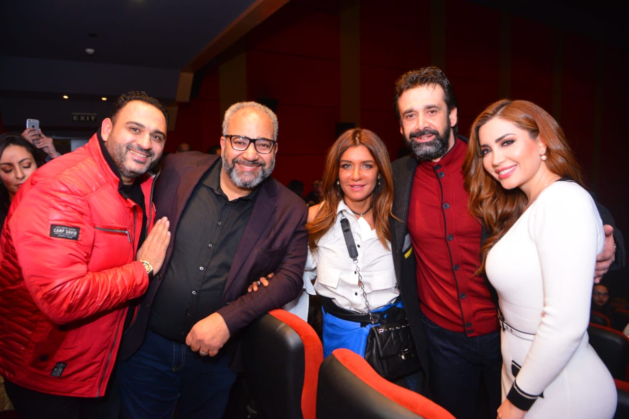 نسرين طافش فى العرض الخاص لفيلم نادى الرجال السرى