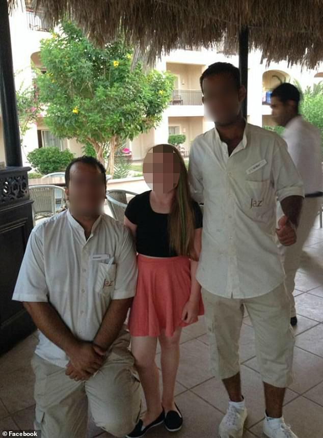 الزوجة نشرت صور ابنتها مع العاملين فى الفندق