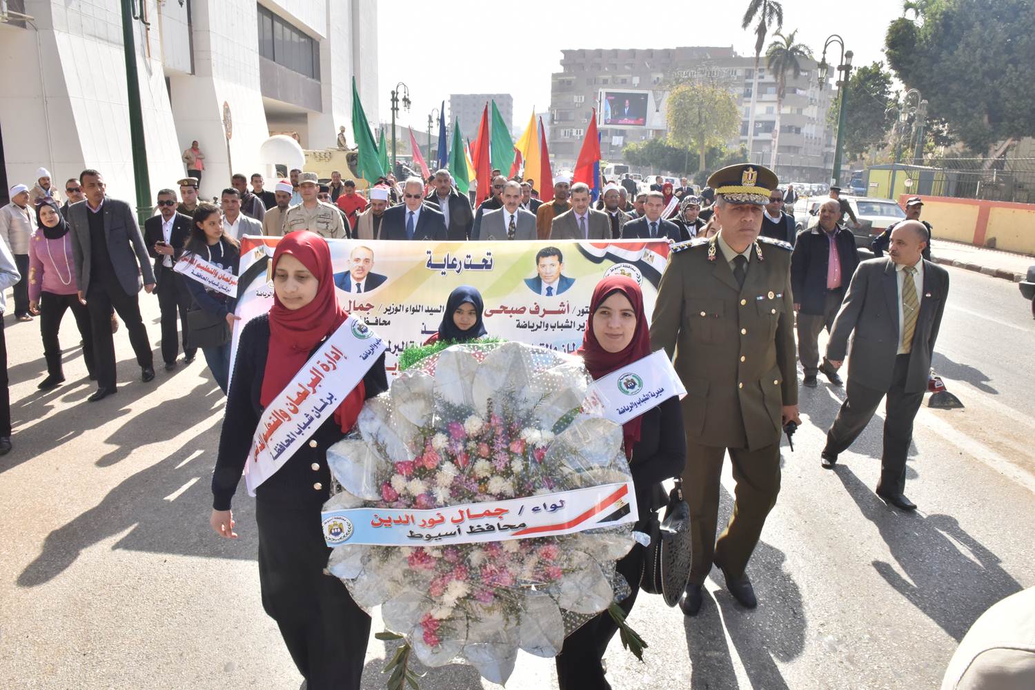 مسيرة بمناسبة عيد الشرطة وذكرى ثورة يناير (2)