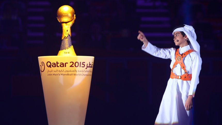 الجائزة فى بطولة كرة العالم لكرة اليد فى الدوحة 2015