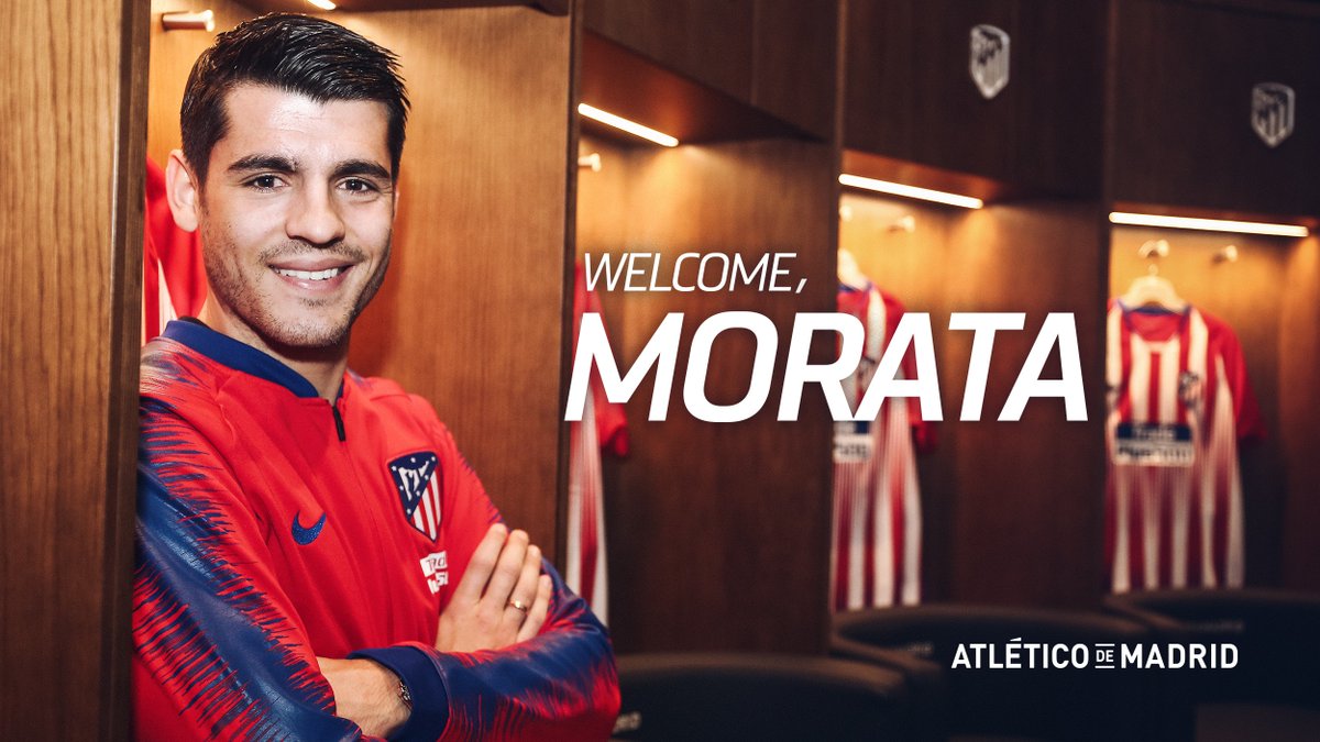 موراتا ينضم رسمياً إلى أتلتيكو مدريد