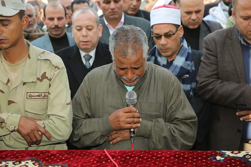 جنازة شهيد سيناء بمشاركة محافظ كفر الشيخ (5)