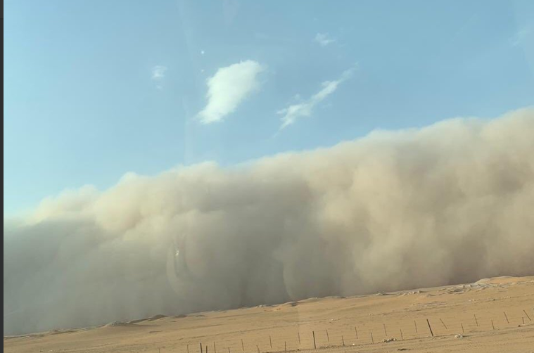 عاصفة فى السعودية