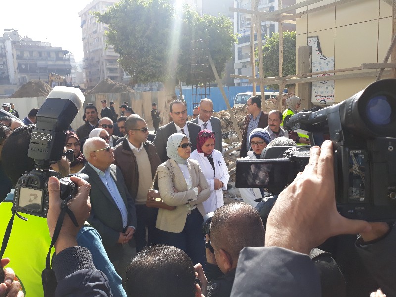 جانب من زيارة وزيرة الصحة لبورسعيد (5)