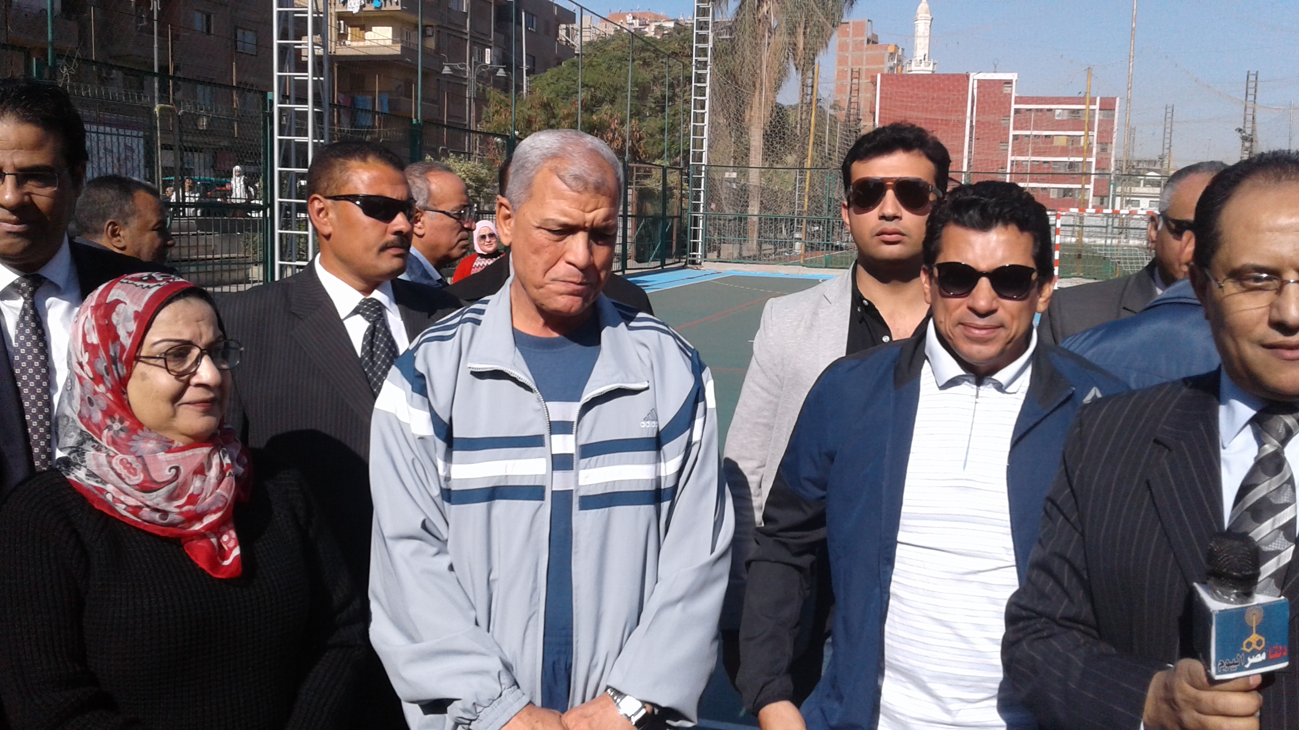 وزير الرياضة يفتتح معلب خماسى  (6)