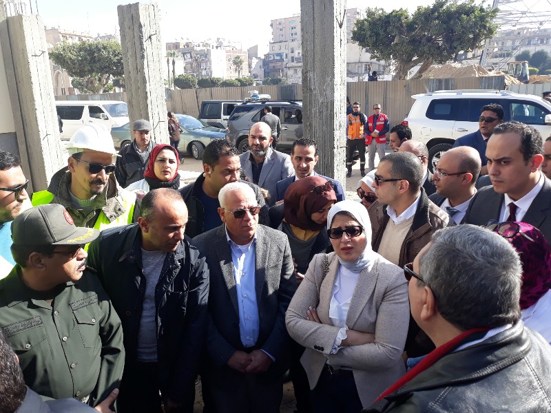 جانب من زيارة وزيرة الصحة لبورسعيد (4)