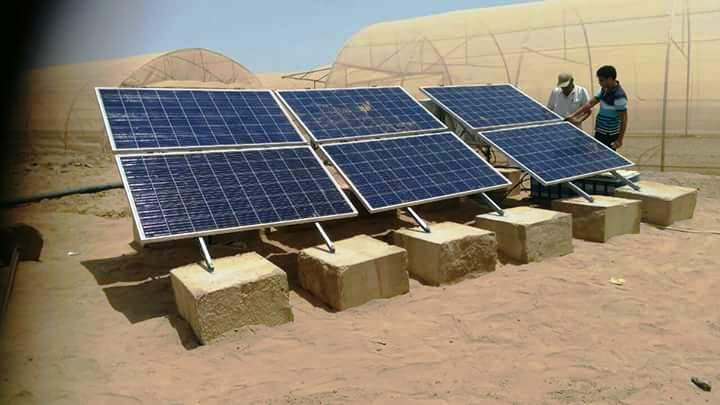 4- توليد الطاقة الشمسية بوادى حوضين