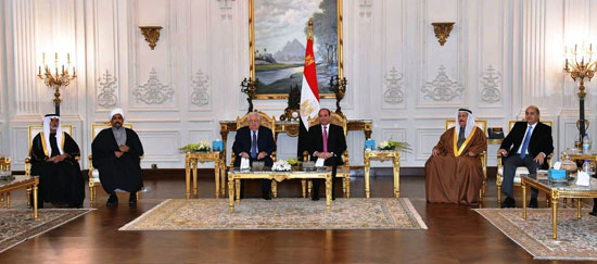 الرئيس يفتتح مسجد الفتاح العليم وكاتدرائية ميلاد المسيح (1)