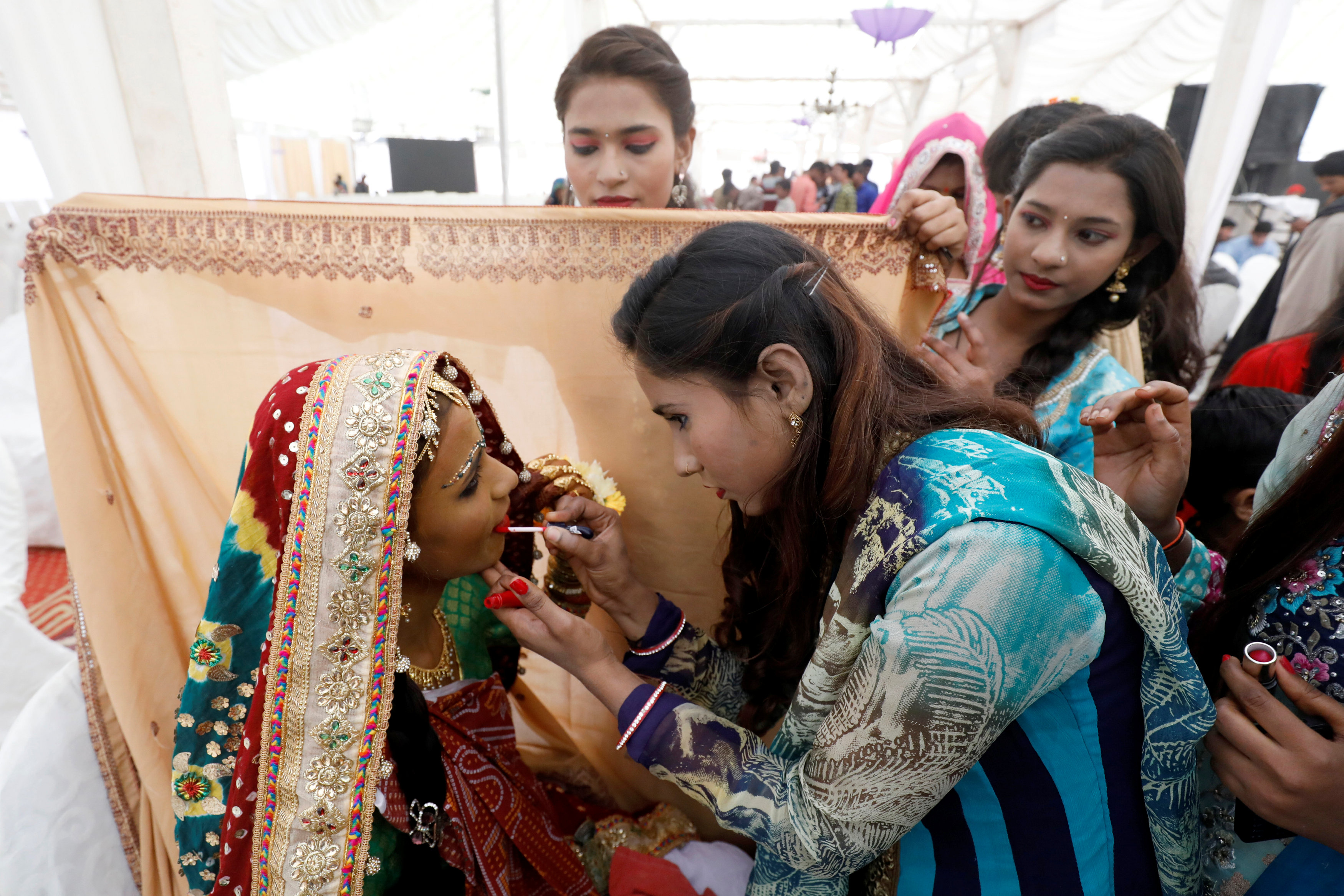 حفل زفاف جماعى للهندوس فى كراتشى (4)