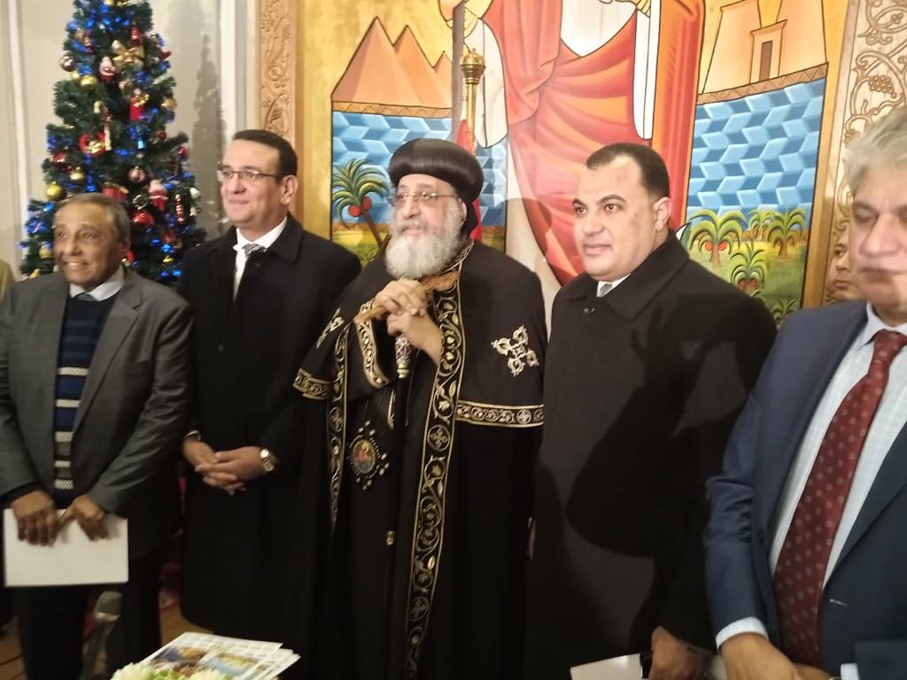 برلمانيون يزرون كاتدارئية العباسية لتهنئة البابا تواضروس بعيد الميلاد (2)