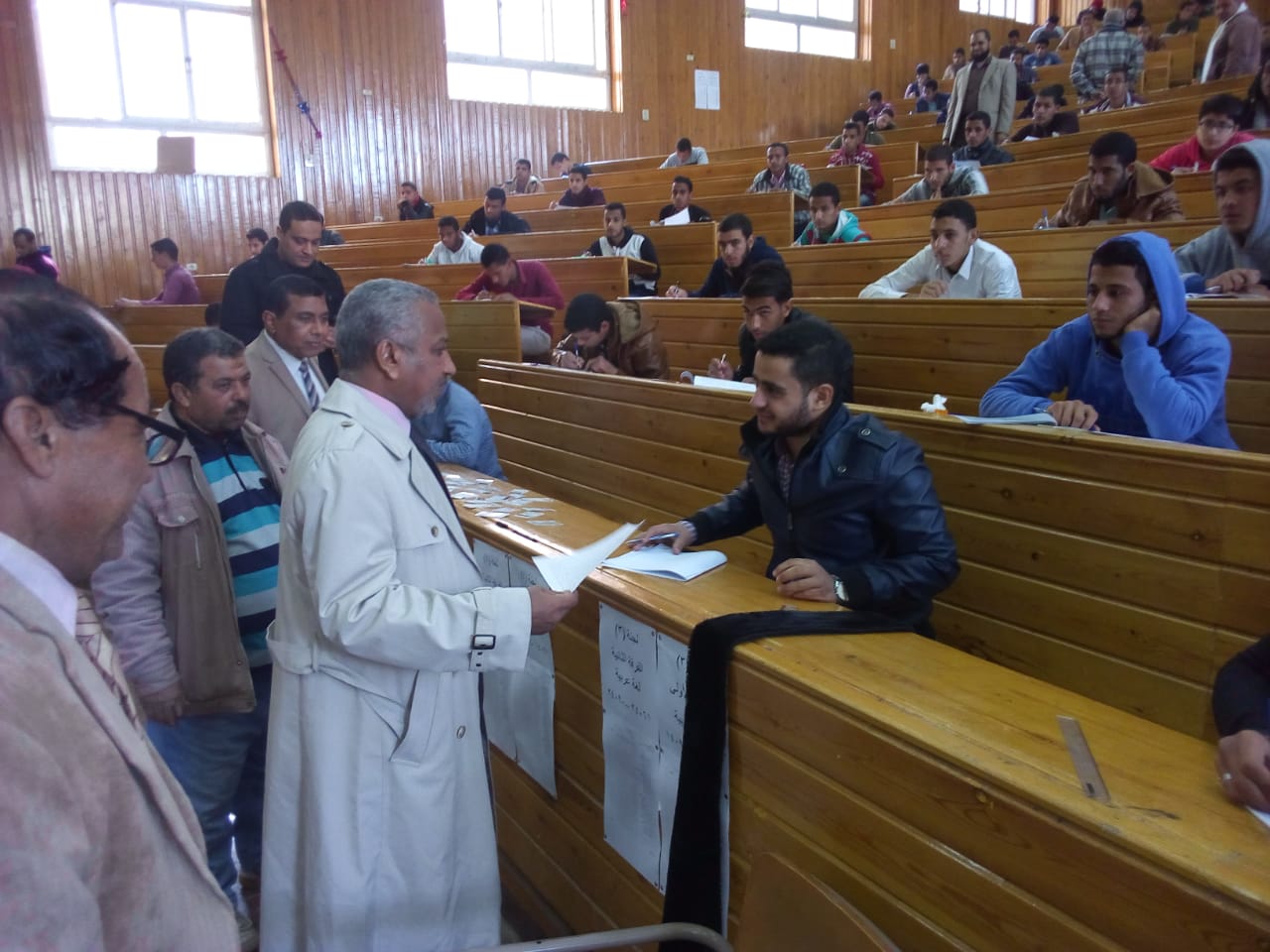 جولة نائب رئيس جامعة الأزهر على لجان الامتحانات بأسيوط (6)