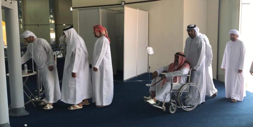 اماراتيون يشاركون فى انتخابات المجلس الوطنى