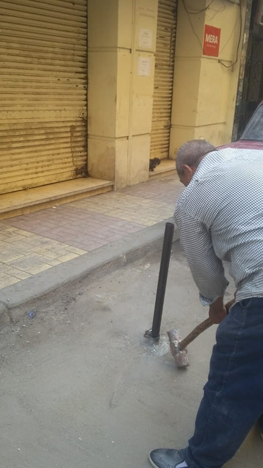 ازالة الحواجز الحديدية ازالة الحواجز الحديدية