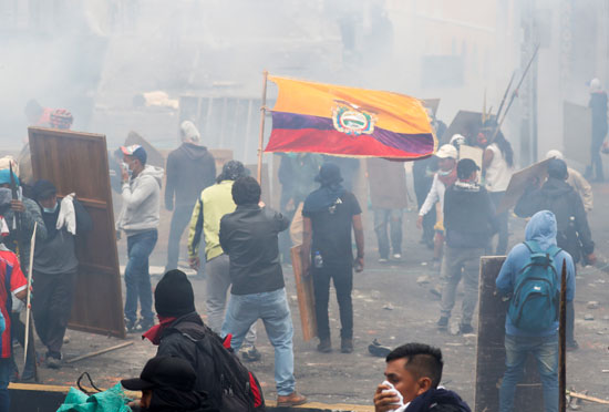 مظاهرات الاكوادور