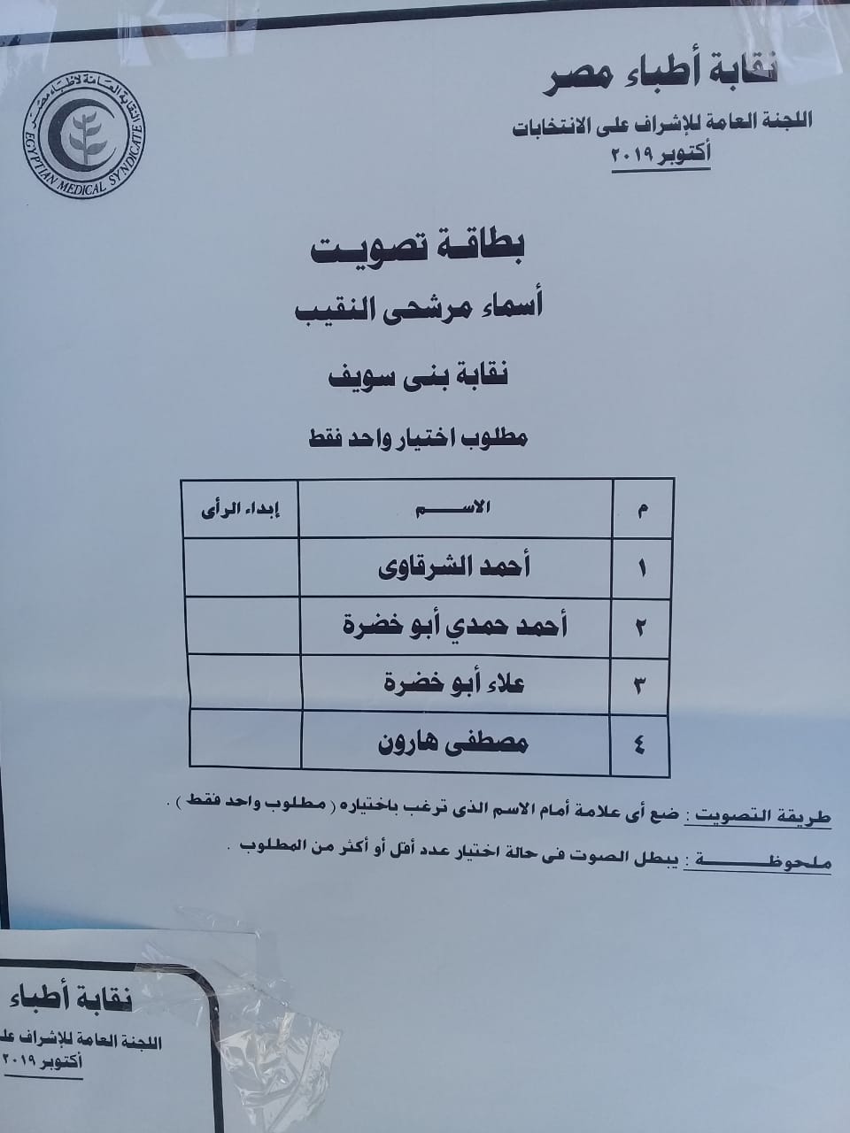 انتخابات اطباء بنى سويف  (2)