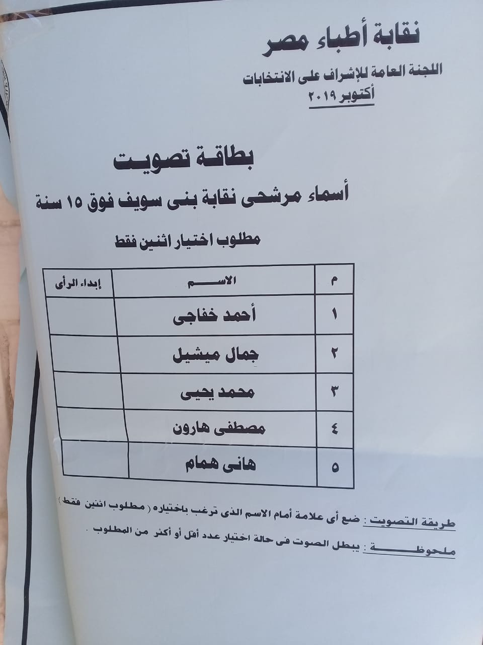 انتخابات اطباء بنى سويف  (3)