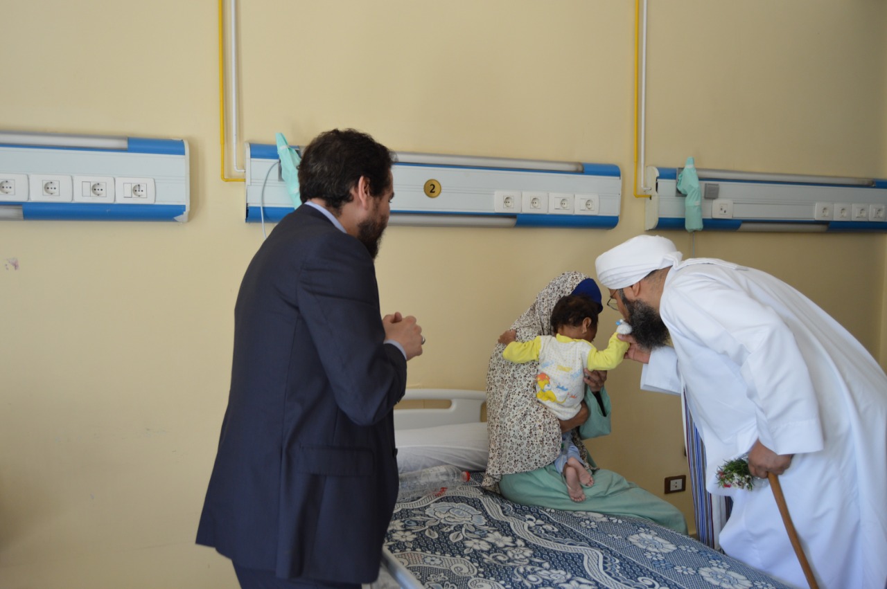الحبيب على الجعفرى يزور مستشفى الاطفال (4)
