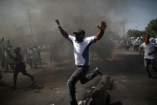 مظاهرات هايتى