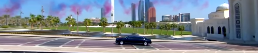 سيارة فلاديمير بوتين بقصر الامة بالامارات