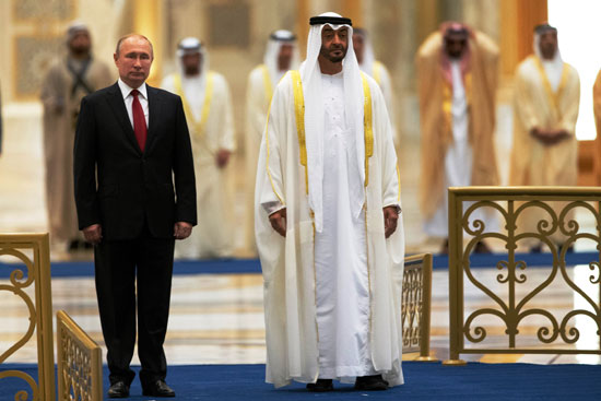 محمد-بن-زايد-والرئيس-الروسى