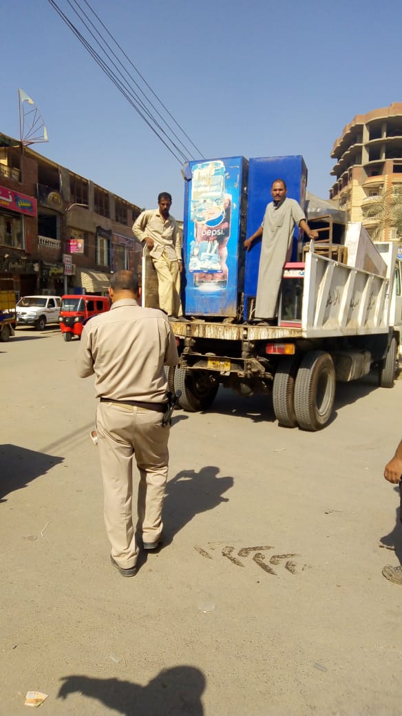 رفع وإزالة  529 حالة إشغال متنوعة في حملة مكبرة بمدينة  الواسطى  شمال بنى سويف (2)