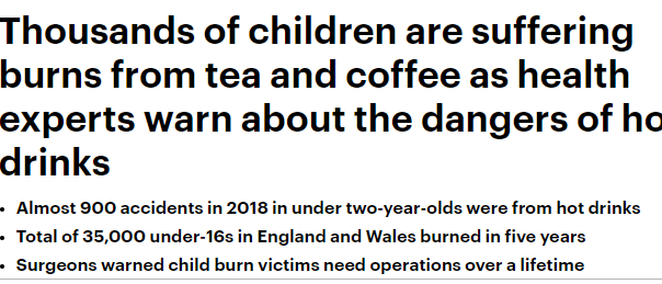 احذرو الشاى الساخن