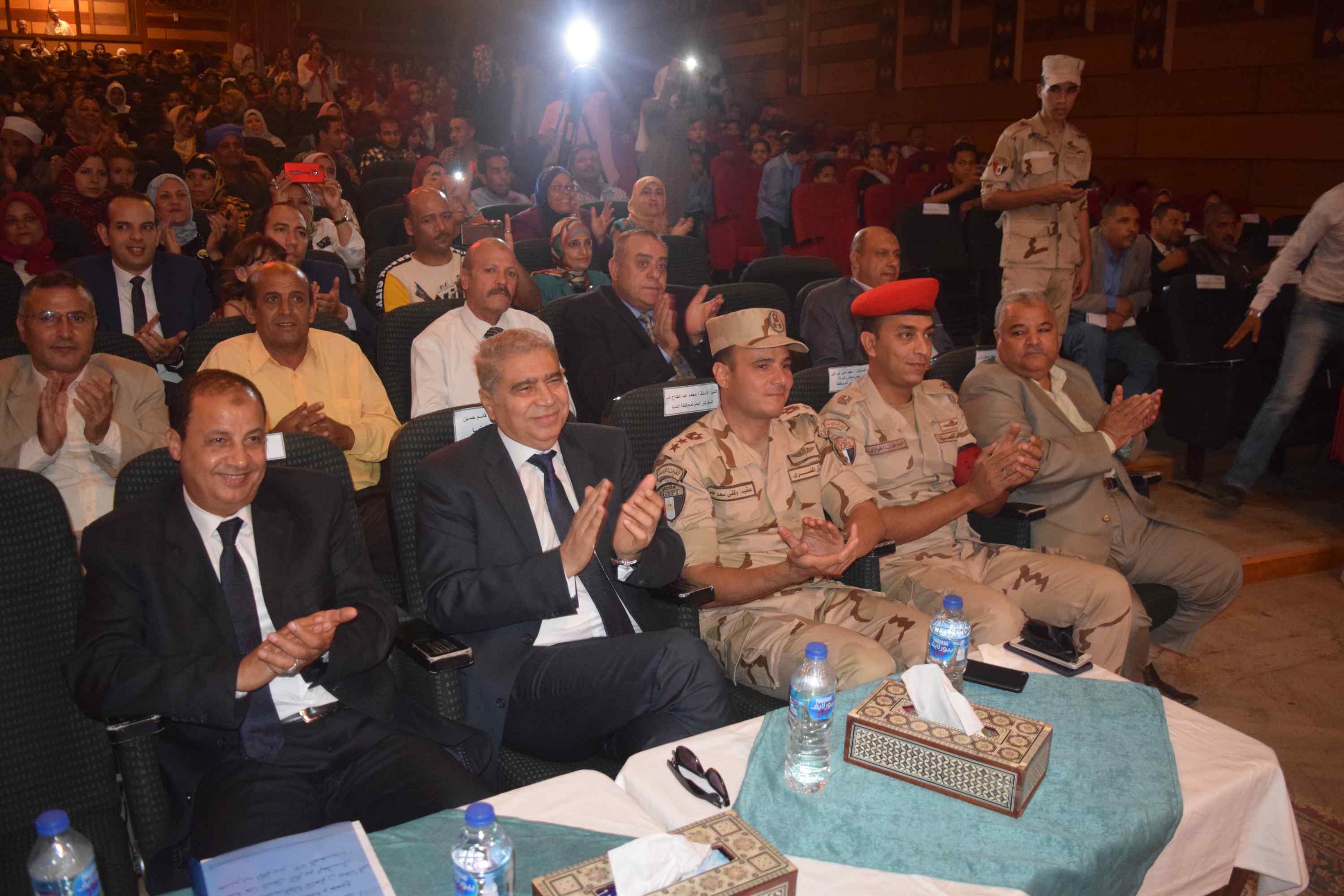محافظ المنيا يشهد احتفالية جمعية نصر أكتوبر بذكرى انتصارات 73 (9)