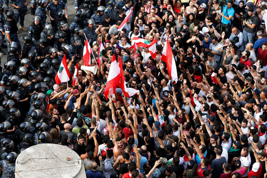 مظاهرات اللبنانيين
