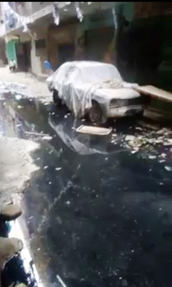 مياه الصرف الصحي تغرق الشارع العمومى بمدينة الخصوص (6)