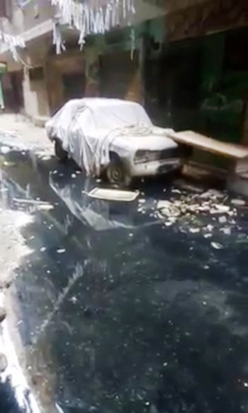 مياه الصرف الصحي تغرق الشارع العمومى بمدينة الخصوص (5)