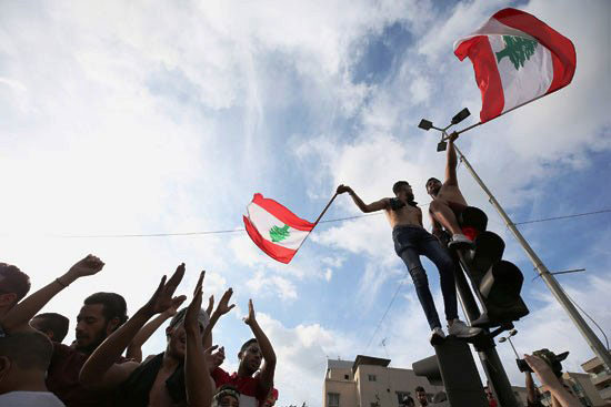 متظاهرو-لبنان