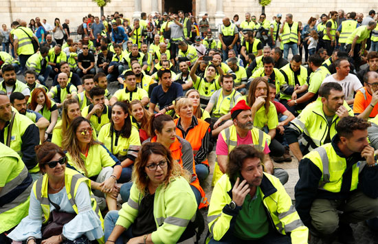 إضراب فى كتالونيا