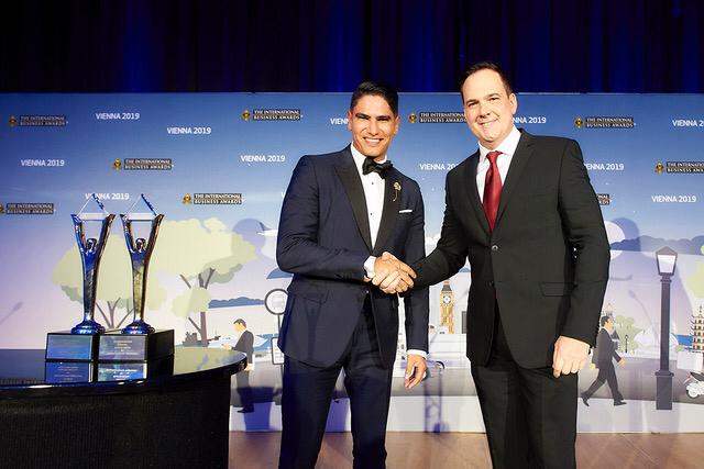 مؤسسة ستيفى العالمية تمنح رجل الأعمال أحمد أبو هشيمة 3 جوائز