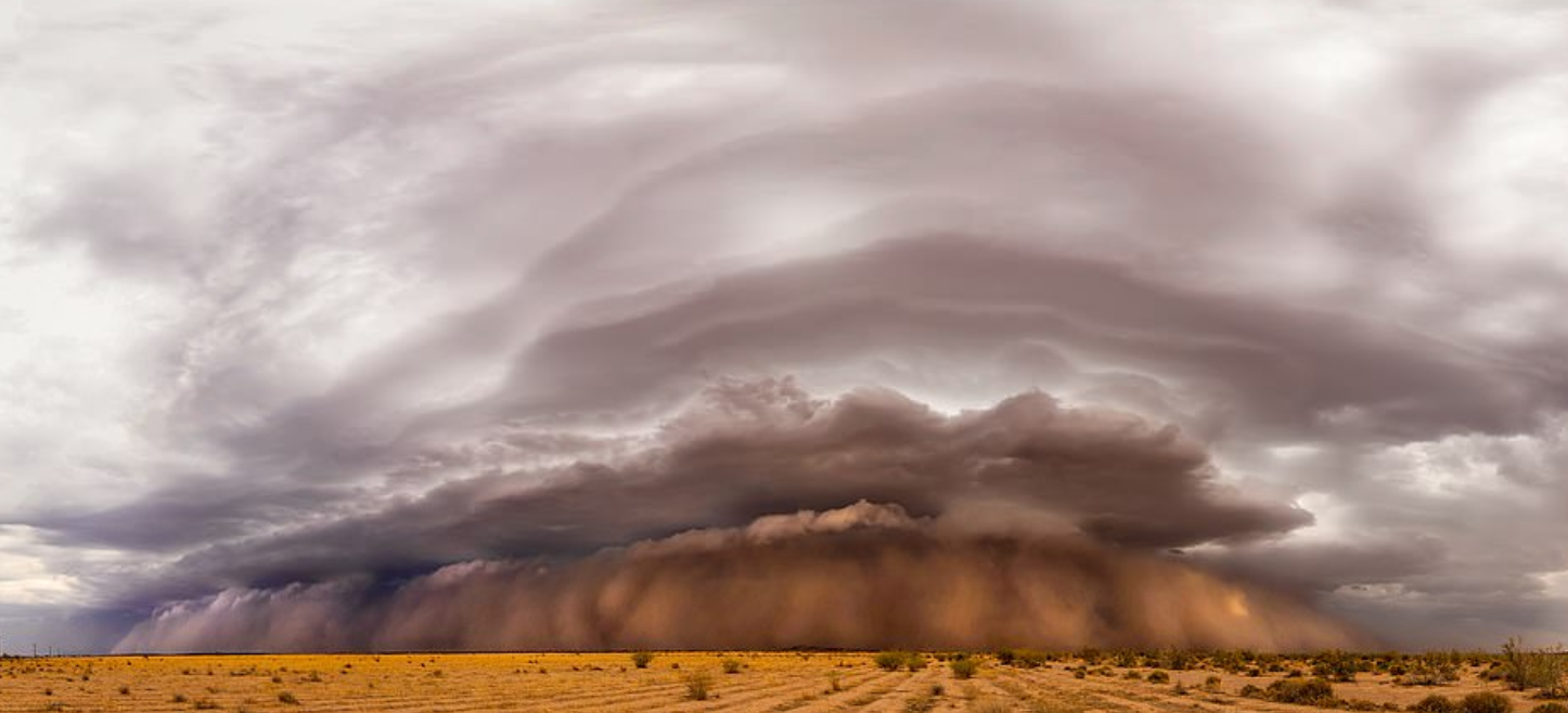 عاصفة رملية فى أريزونا